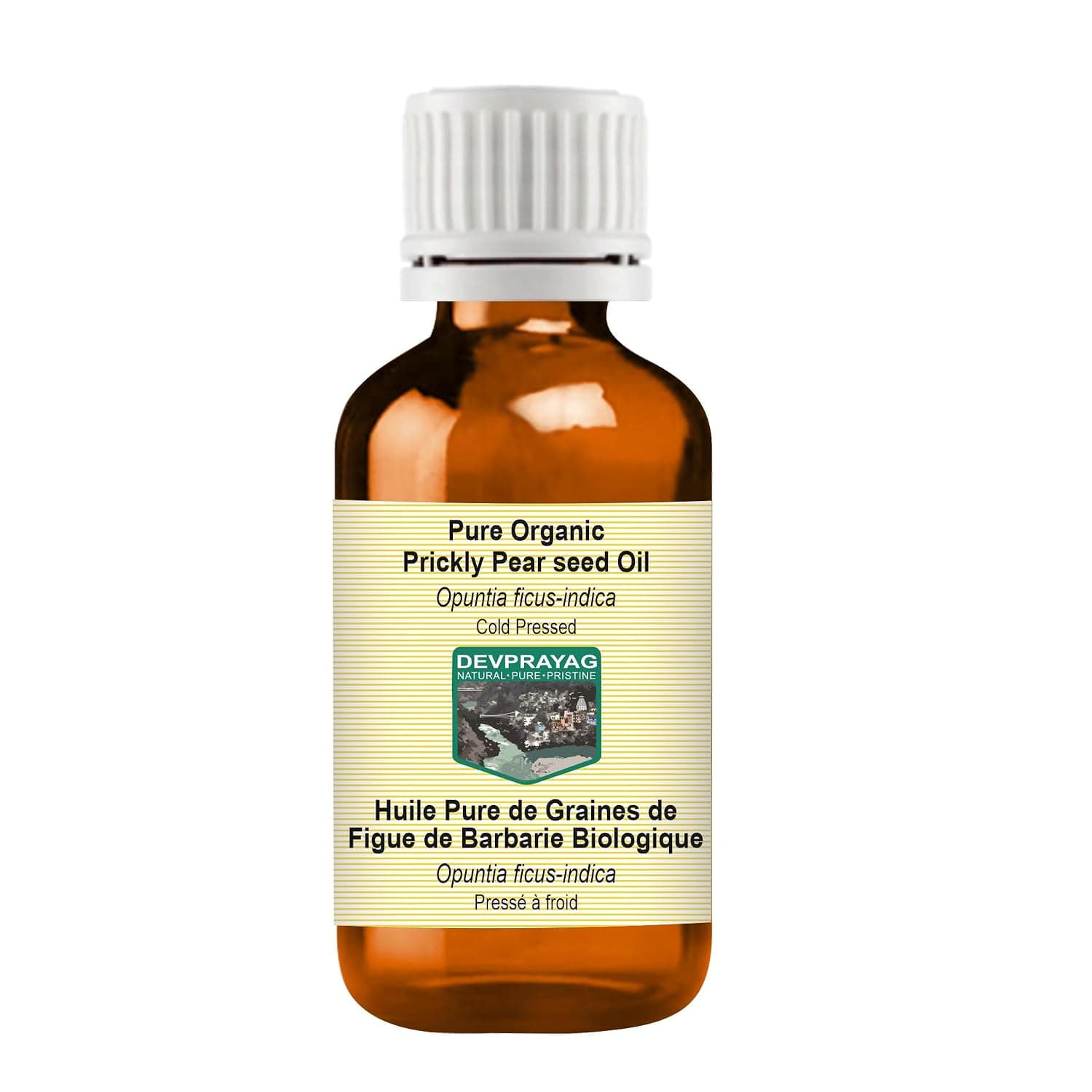 Pure Organic Prickly Pear seed Oil (Opuntia ficus-indica) Natural Therapeutic Grade Cold Pressed 5ml (0.16 oz)