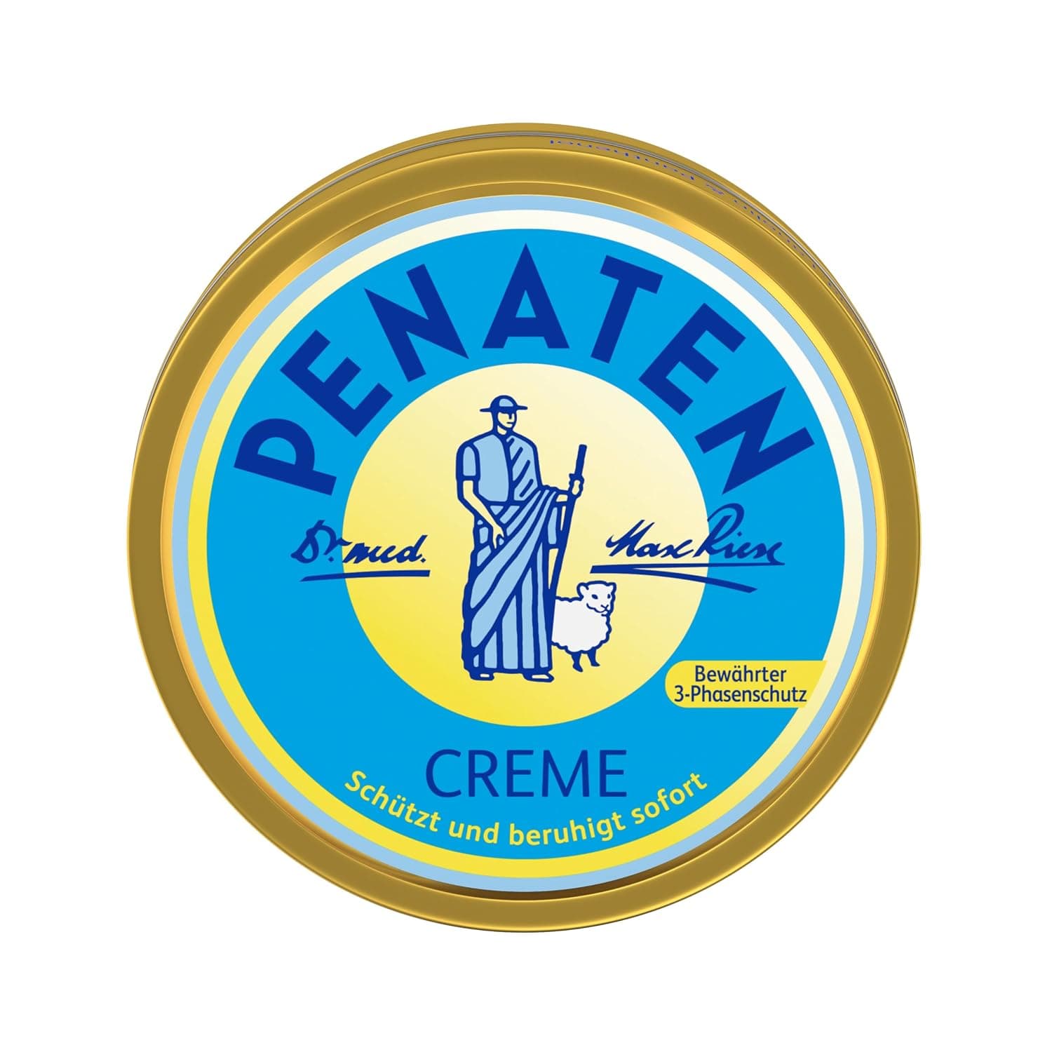 Penaten Cream (150 ml), Baby Wound Protection Cream with Moisture Protection & Skin Protection, Soothes & Protects Sensitive Baby Skin Instantly Thanks to Zinc Oxide, Lanolin & Panthenol, New Formula