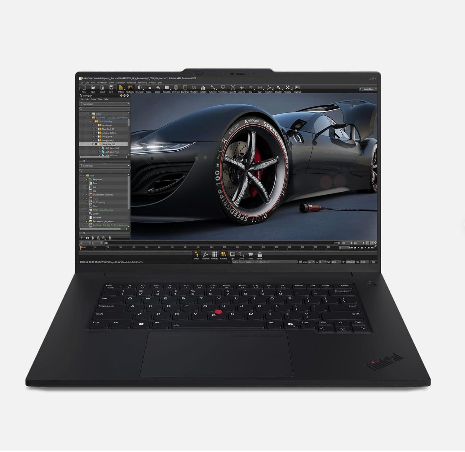 Lenovo ThinkPad P1 Gen 7 Workstation Laptop - Intel Ultra 7 165H vPro, NVIDIA RTX 3000 Ada, 32GB RAM, 1TB SSD, 16" WQXGA (2560 x 1600), IPS, Anti-Glare, 500 Nits, 5MP RGB+IR Camera, Windows 11 Pro