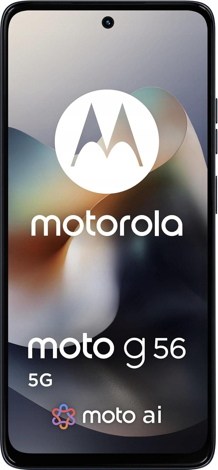 Motorola Moto G56 Dual-SIM 512GB ROM + 8GB RAM (GSM Only | No CDMA) Factory Unlocked 5G Smartphone (Pantone Black Oyster) - International Version