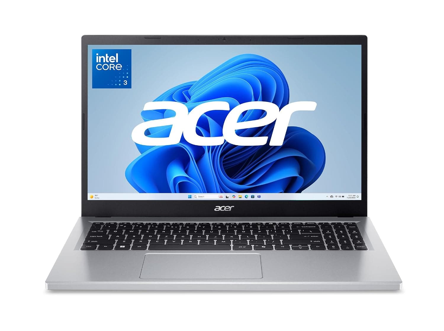 acer Aspire Go 15 AI Ready Laptop | 15.6" FHD (1920 x 1080) IPS Screen | Intel Core 3 Processor N355 | Intel Graphics | 8GB DDR5 | 128GB UFS | Wi-Fi 6 | Windows 11 Home in S Mode | AG15-32P