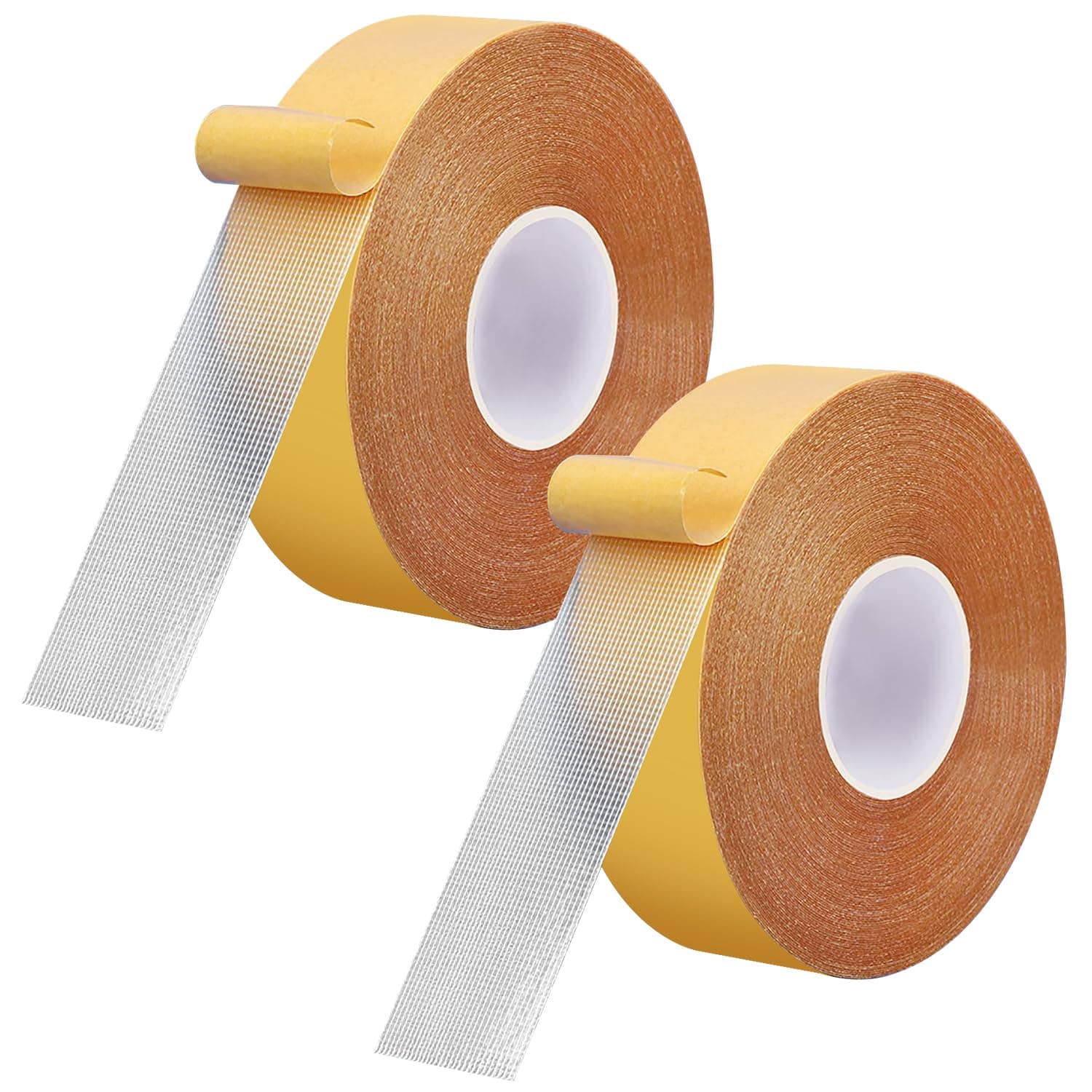Double Sided Carpet Tape,1.18inchx66FT(20m),Versatile Clear Double Sided Tape Heavy Duty, High Tack,Rug Tape for Carpet Floor Hardwood Floors and Area Rugs, mats,Wall Hanging etc,Residue Free. (2)