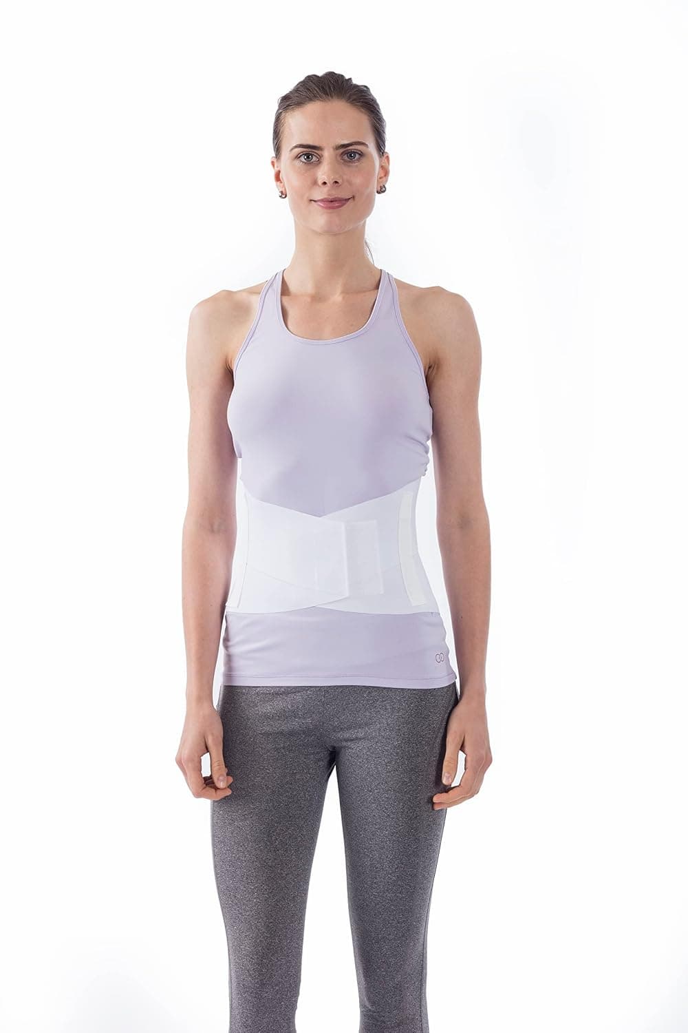 NYOrtho Criss Cross Lumbosacral Support in White Size: Small 26" - 30", Model: None