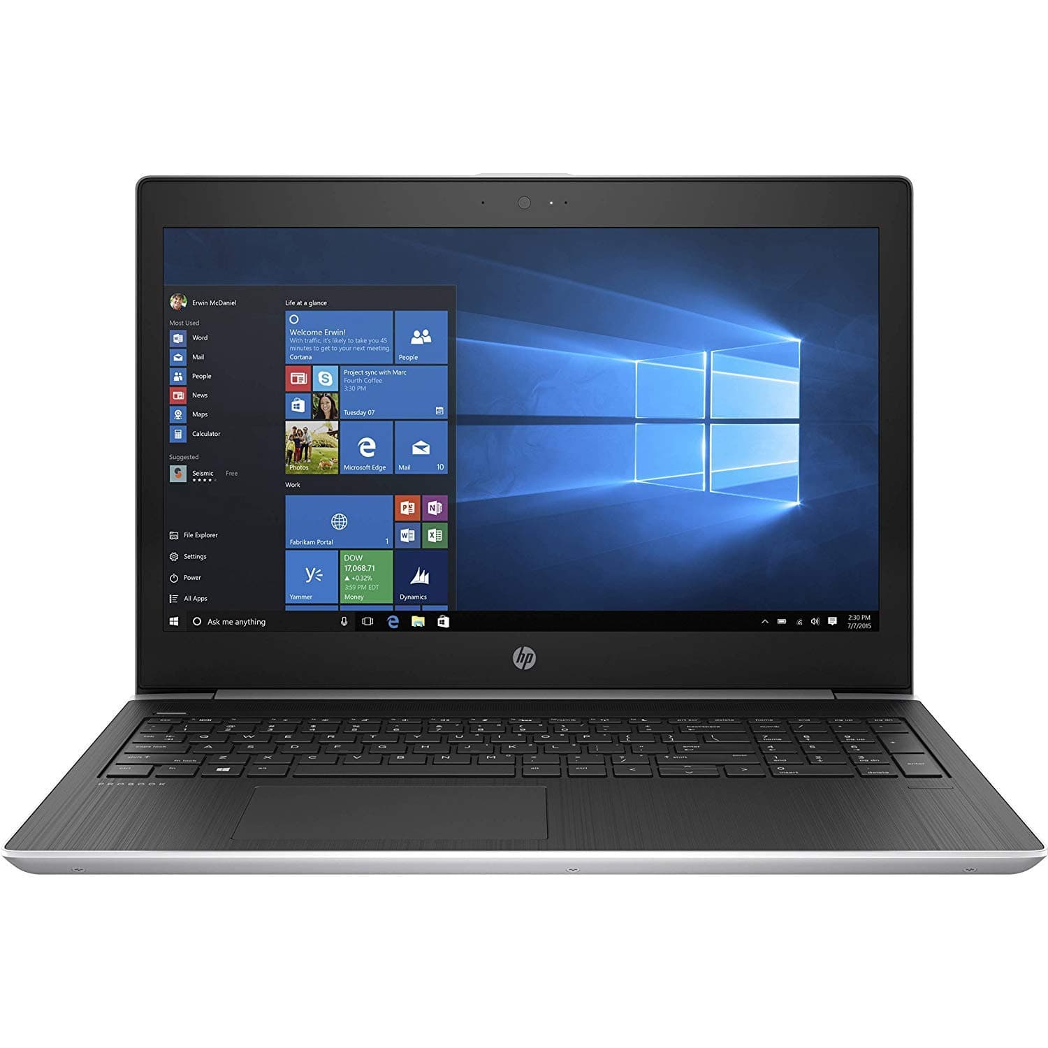 HP 2019 Newest probook 450 g5 15.6" Anti-Glare hd Business Laptop (Intel Quad core i5-8250u, 8gb ddr4 ram, 500gb HDD,uhd 620) Type-c, WiFi ac, Webcam, hdmi, vga, Windows 10 Home, 2.6 Pound