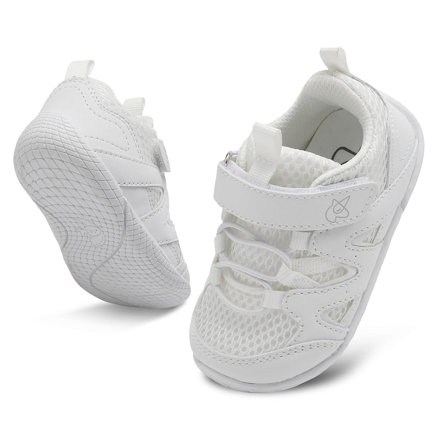 JIASUQI Baby Shoes Boys Girls First Walking Shoes Non-Slip Breathable Toddler Shoe Infant Lightweight Casual Sneakers Trainers