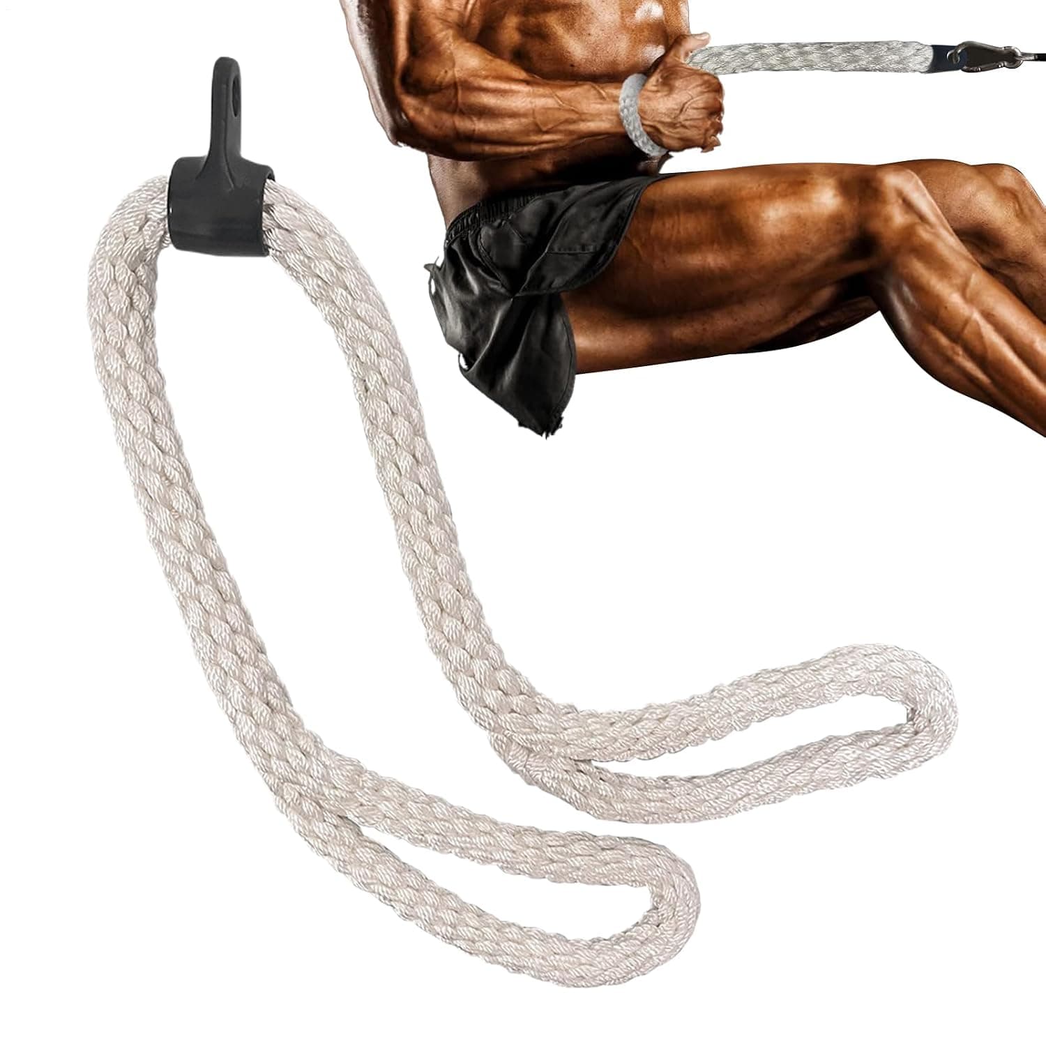 Tricep Rope Pull Down Cable Non-Slip Lat Pulldown Exercise Machine