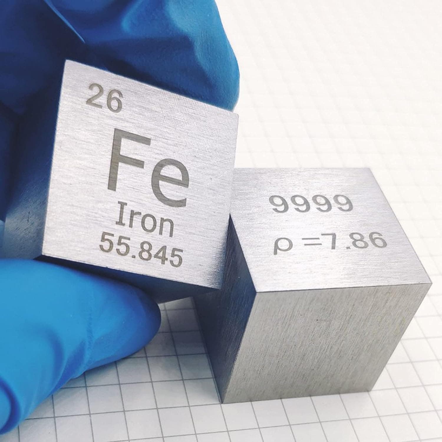 Iron 1 inch Cube for Element Collections Lab Experiment Material Hobbies Simple Substance Block Display DIY 1pcs