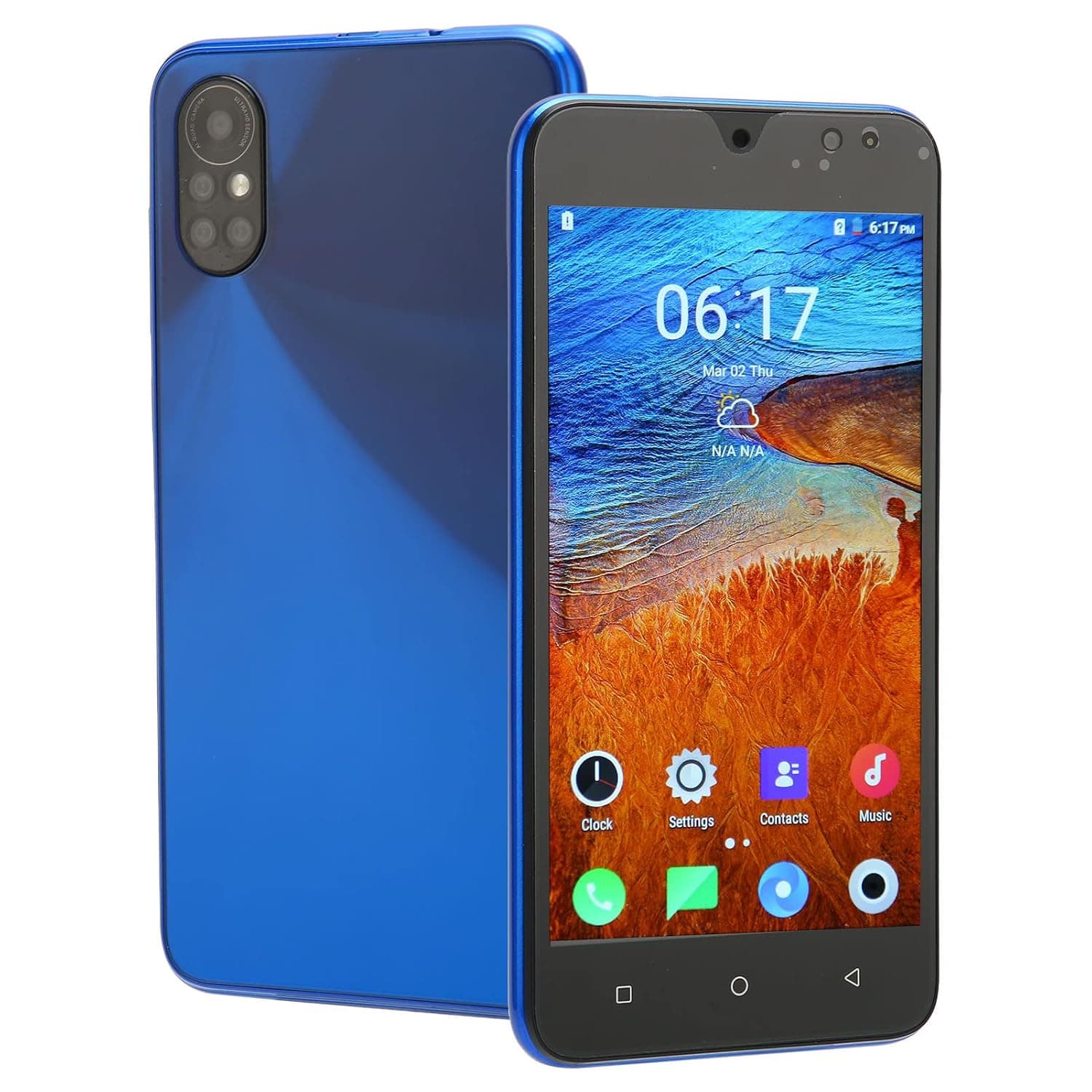 Unlocked Smartphone for Android 10, 5.5 Inch Unlocked Cell Phones, Mobile Phone with 3000mAh Battery, 4GB RAM 32GB ROM, 16MP Rear 8MP Front Camera
