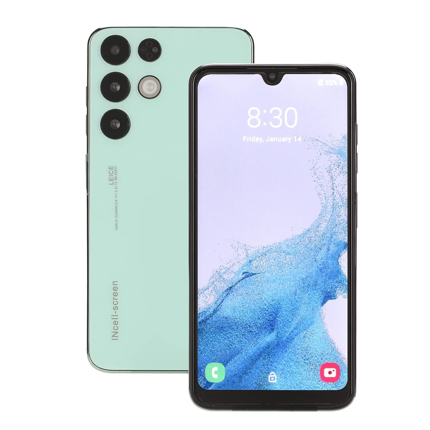 Cellphone for Android6.0, 6.3inch 1960x1080 HD Large Screen Screen, 5G Wifi 4GB RAM 32GB ROM, 8MP 16MP Dual Camera, MTK6582 Quad Core, 5000mah Battery, Ultra Thin Smartphone