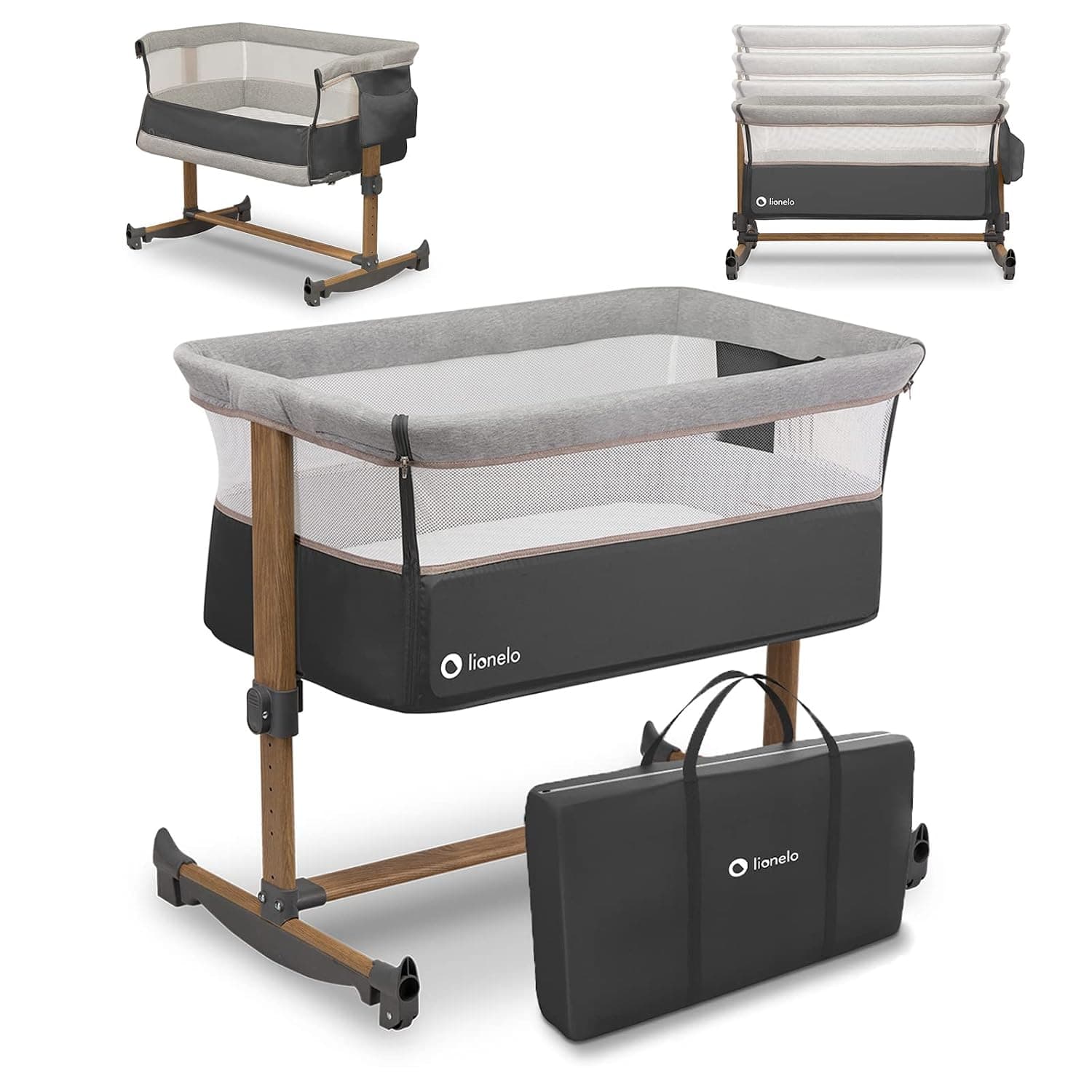Lionelo Bedside crib Leonie