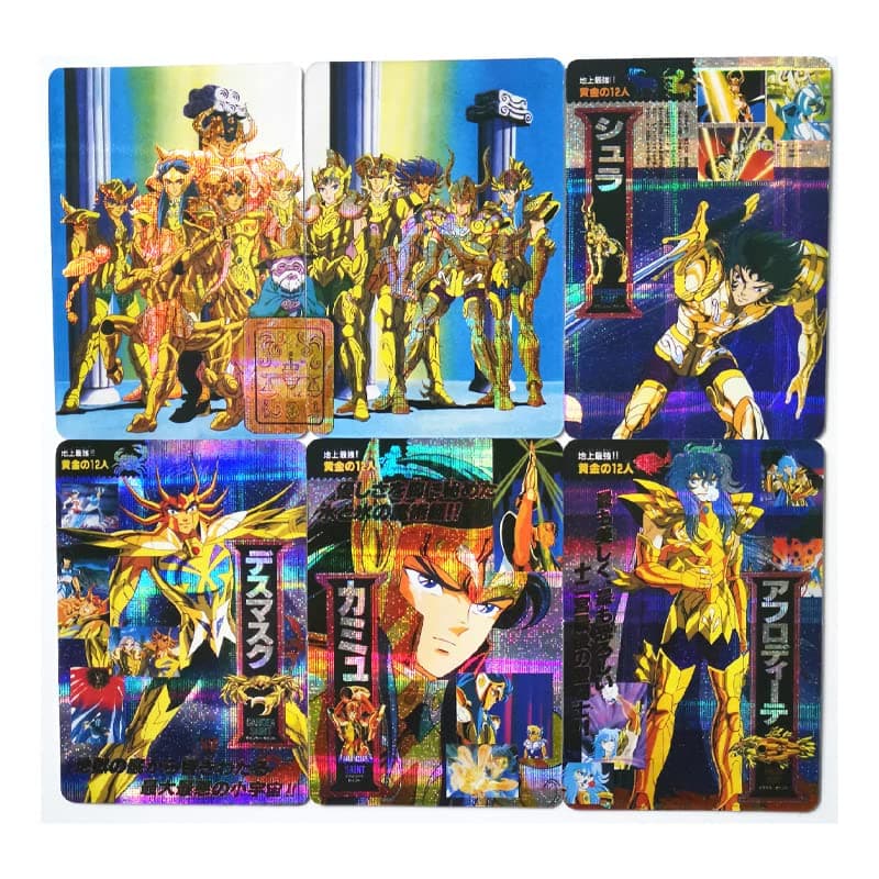 SA-LUX - 14pcs/set Seiya The Strongest Gold Twelve Тоуs Hobbies Hobby Collectibles Game Collection Anime Cards