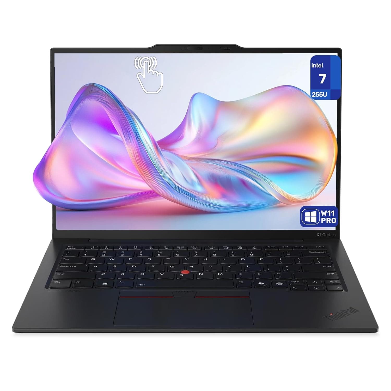 Lenovo ThinkPad X1 Carbon Gen 13 Laptop, Intel Ultra 7-255U, 32 GB LPDDR5x RAM, 2 TB PCIe SSD, 14" WUXGA (1920x1200) Touchscreen, Integrated Intel Graphics, Backlit Keyboard, FP Reader, W11 Pro, Black