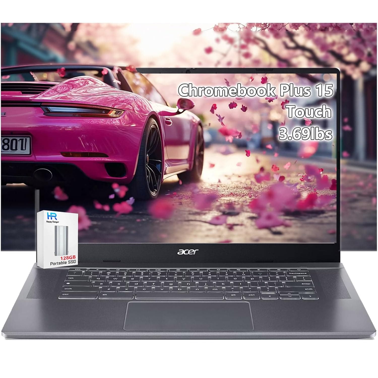 acer Chromebook Plus 515 Touchscreen Laptop - 15inch FHD Touch -Intel Core i3-1305U -8GB RAM -384GB SSD-Gaming Chromebook Google AI Pro -2TB Storage- Students School 2025