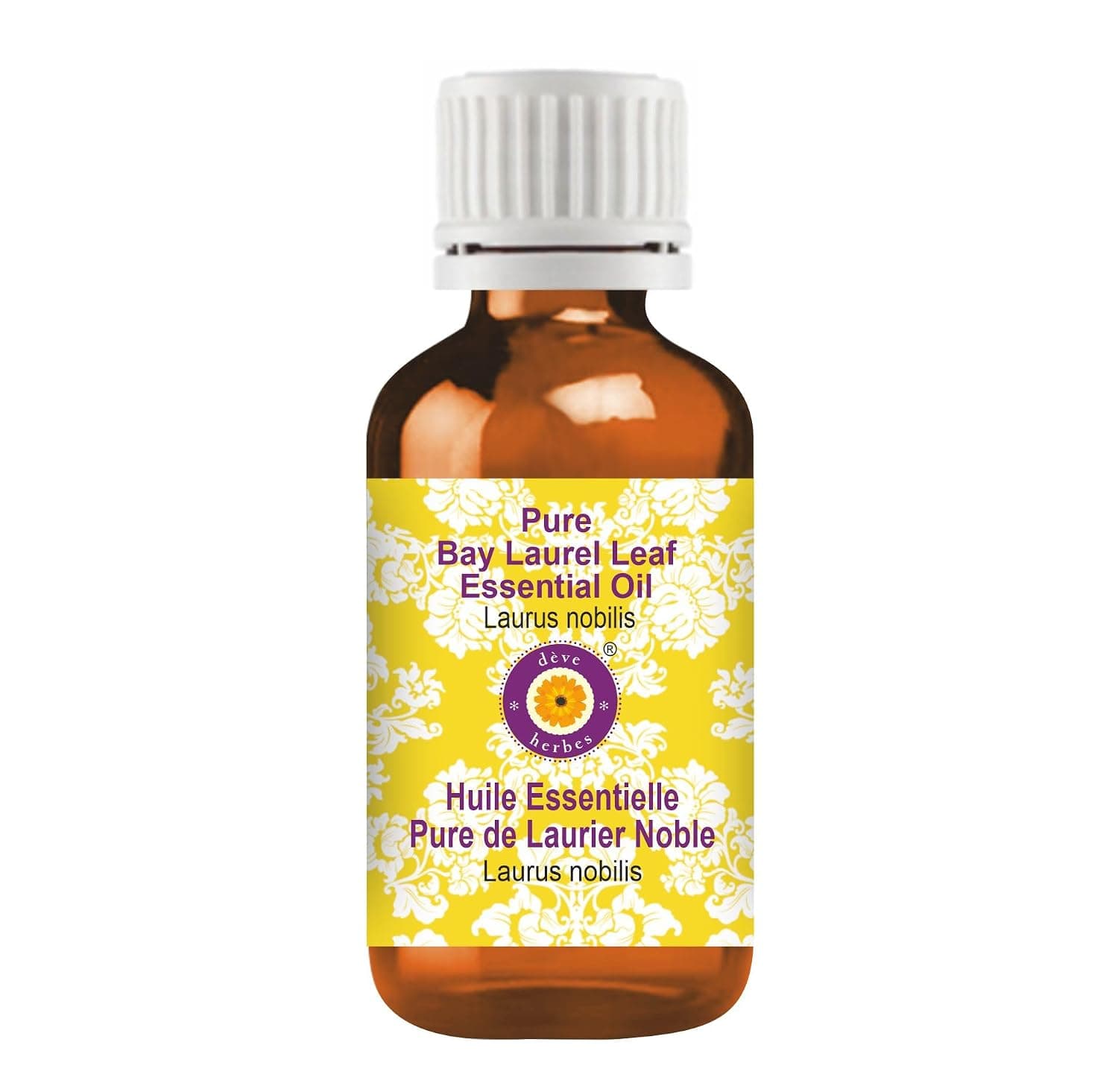 Deve Herbes Pure Bay Laurel Leaf Essential Oil (Laurus nobilis) Steam Distilled 15ml (0.50 oz)