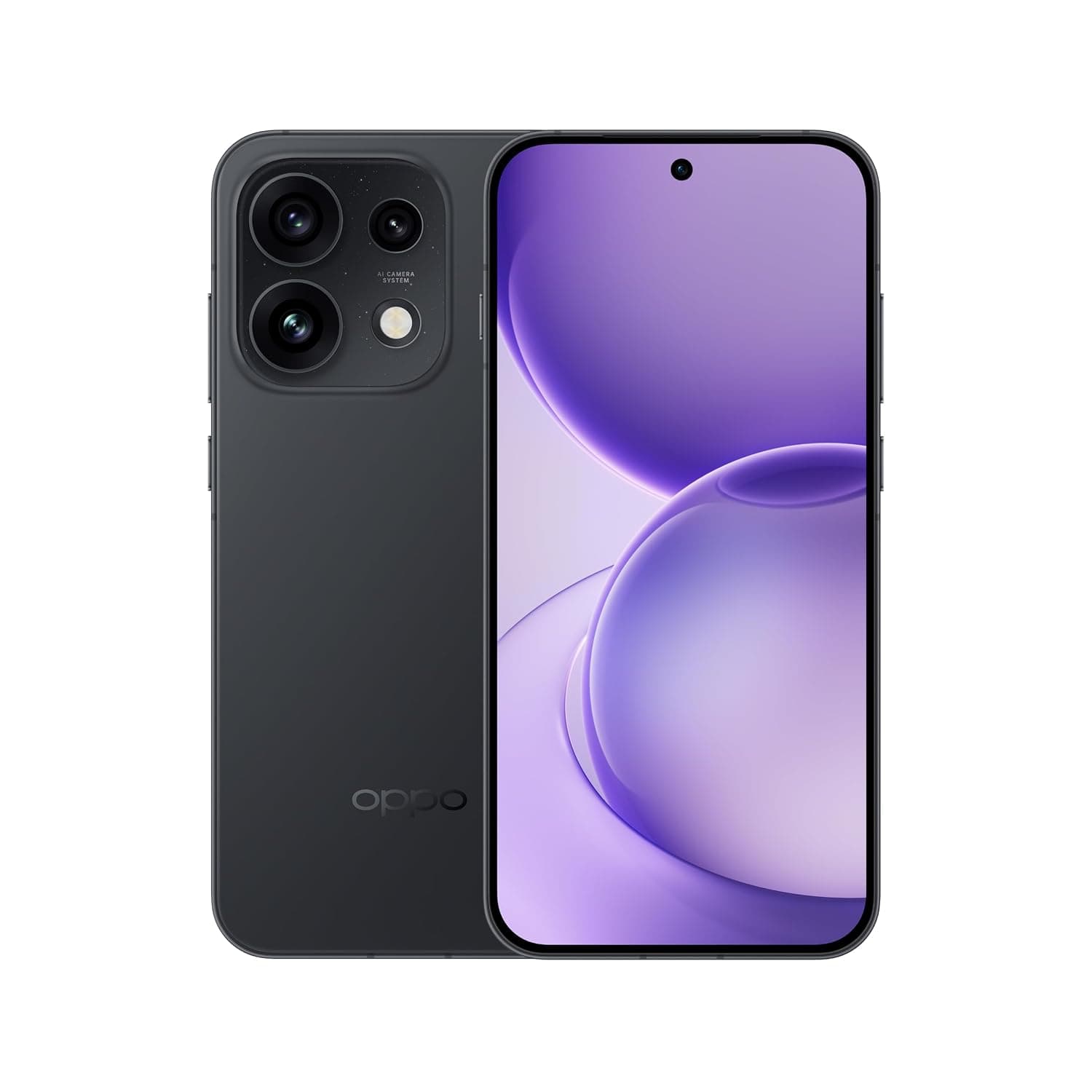 OPPO Reno16 Pro 5G AI Phone Dual SIM Staright Black 12GB RAM 512GB with Gift OPPO Buds3 Pro & 80w Car charger- Middle East Version