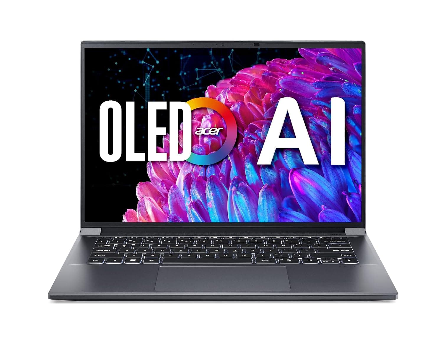 Acer Swift X 14 Laptop | 14.5" OLED 2880 x 1800 120Hz Calman Verified | Unlock AI Experiences | Intel Core Ultra 7 Processor 155H | NVIDIA GeForce RTX 4060 | 16GB LPDDR5X | 1TB SSD | SFX14-72G-77NJ