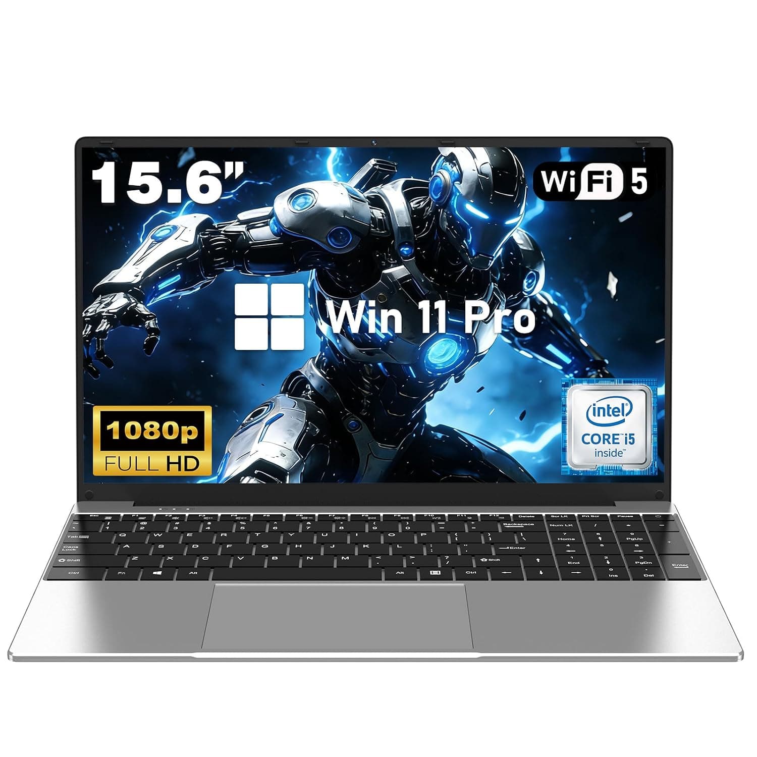 FUNYET 2026 Business Laptop, 15.6 Inch Laptop Computer Windows 11 Pro, 16GB RAM 1TB SSD, Int Core i5 Processor(Up to 3.2GHz), 2-Year Warranty, Backlit Keyboard, Bluetooth, FHD 1080P, Mini HDMI