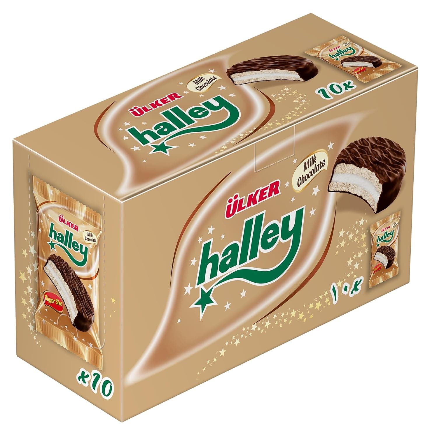 Halley Single Chocolate Biscuits, 26 gx10 pcs