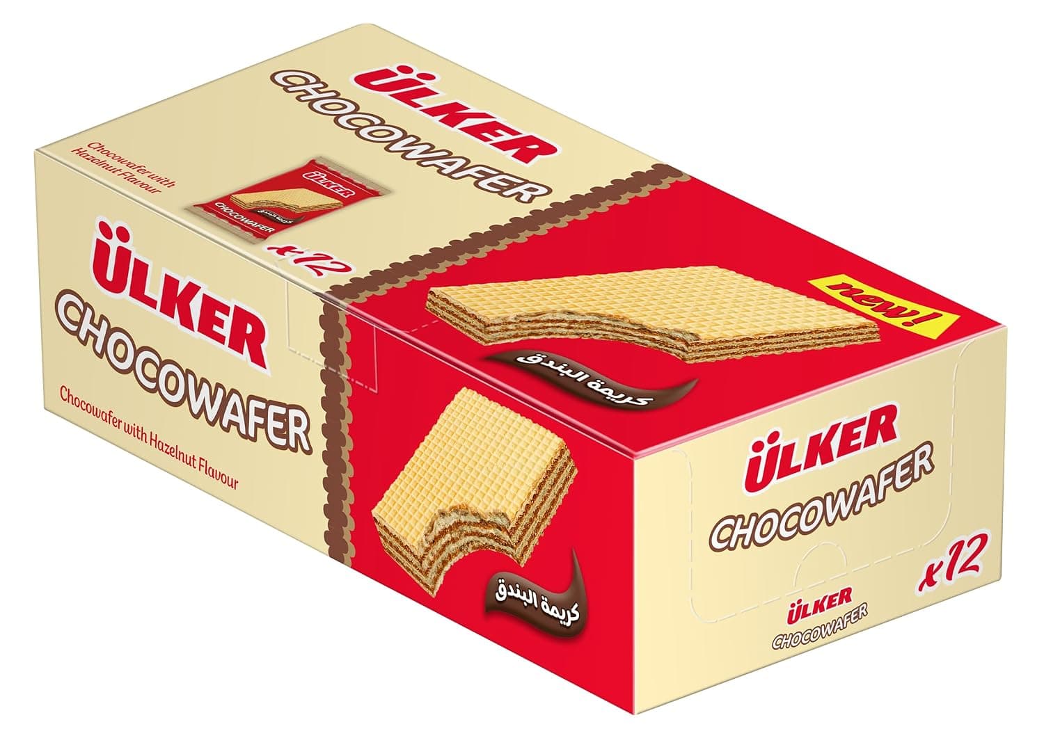 Ulker Choco Wafer Biscuit with Hazelnut Cream, 25 g