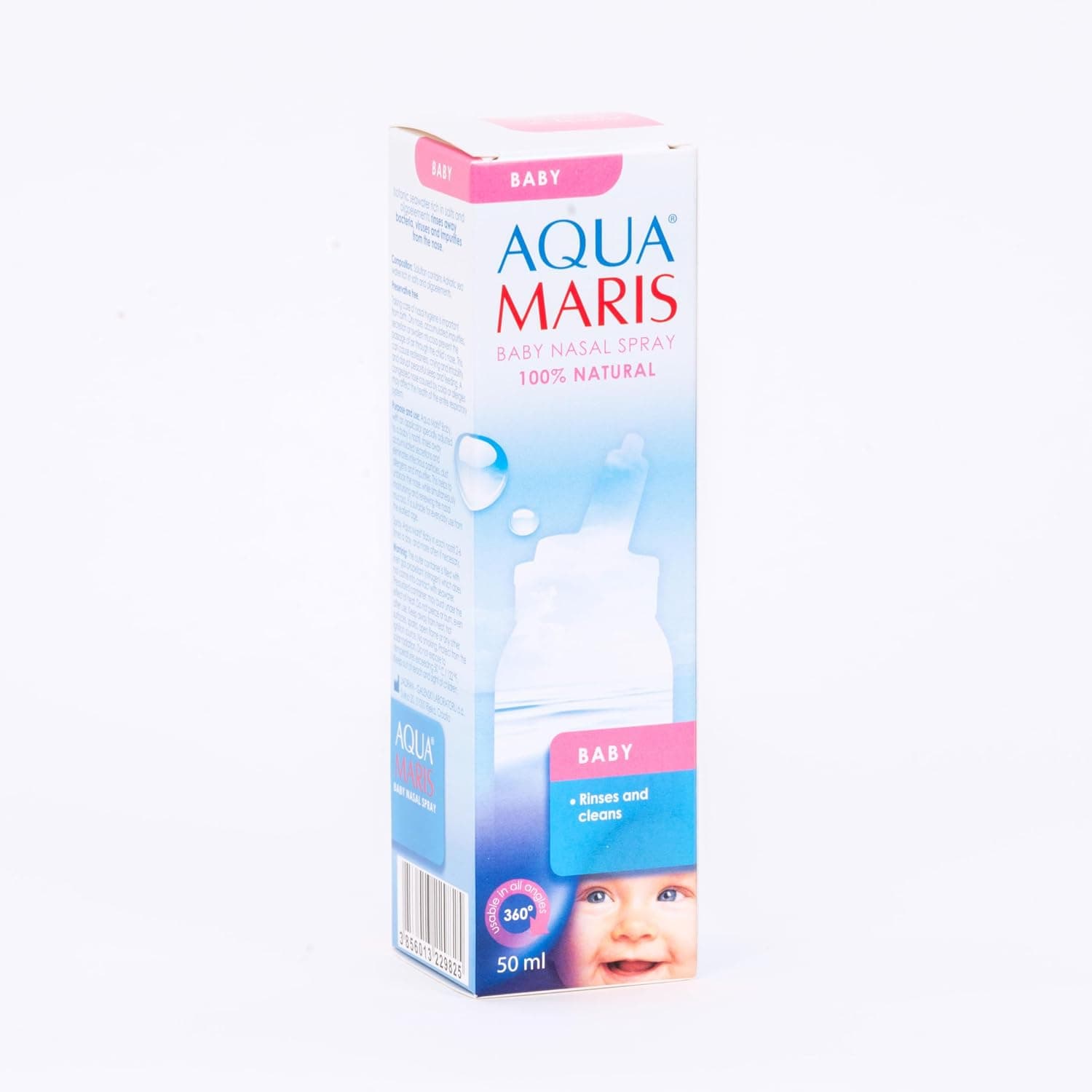 Aqua Maris BABY - Adriatic Sea Water in Nasal Spray, with Mechanical Pump - 50 ml (Pack of 1)