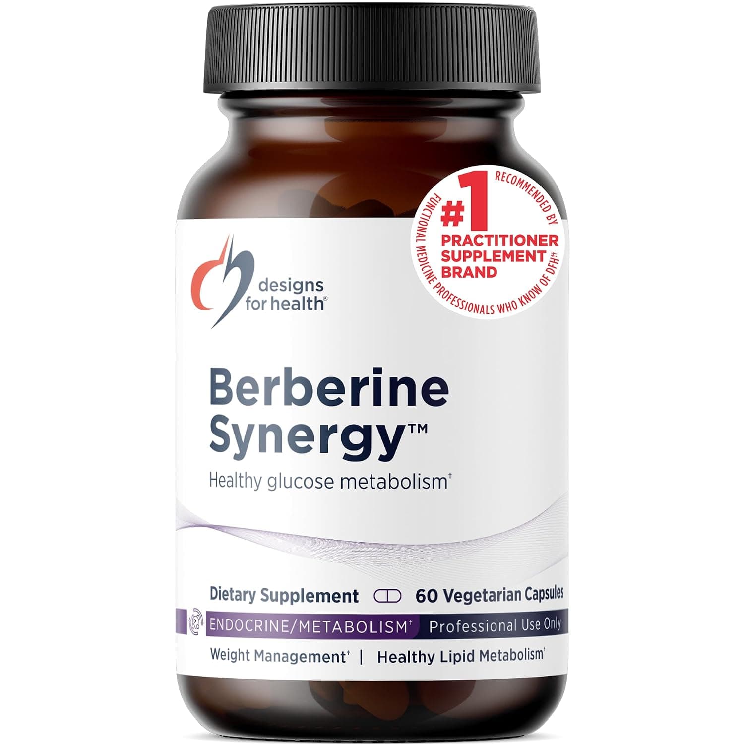 Designs for Health Berberine & ALA Complex - Berberine Synergy, 400mg Berberine HCl with Alpha Lipoic Acid, Vegan + Non-GMO (60 Capsules)