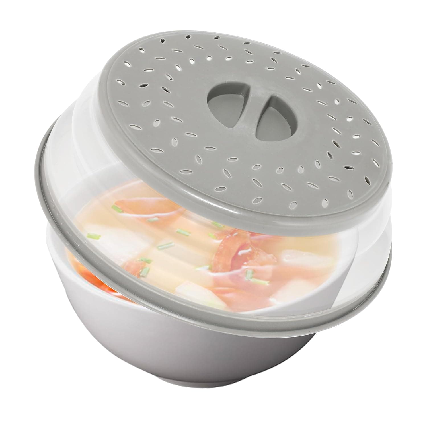 8.3inch Collapsible Microwave Food Cover, Splatter Guard,Vented Microwave Lid for Food, BPA free TPR, Dishwasher safe