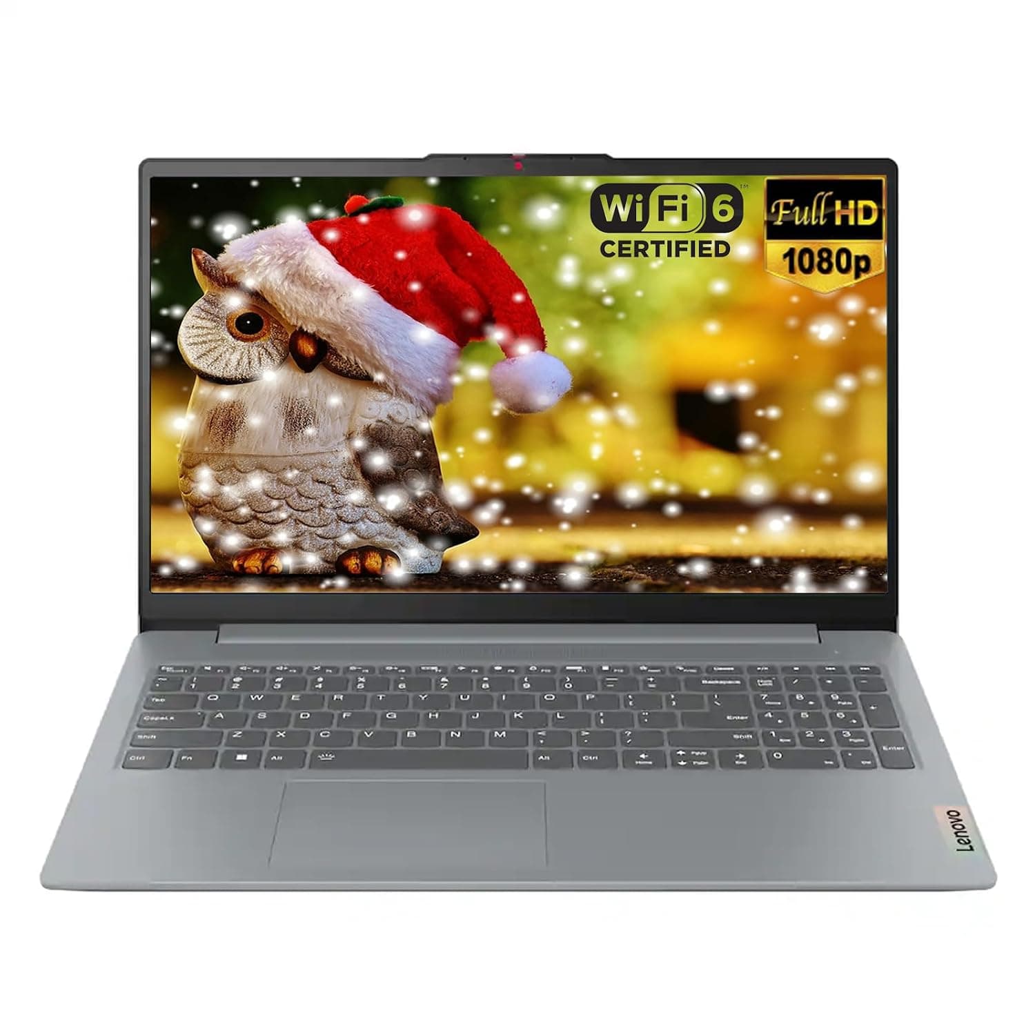 Lenovo IdeaPad Slim 3i 15.6" FHD Notebook, 8GB LPDDR5 RAM (8 Core) Intel Core i3-N305 CPU, 128GB UFS,Intel UHD Graphics, Wi-Fi 6, SD Card Reader, Windows 11 S, Arctic Gray, Support