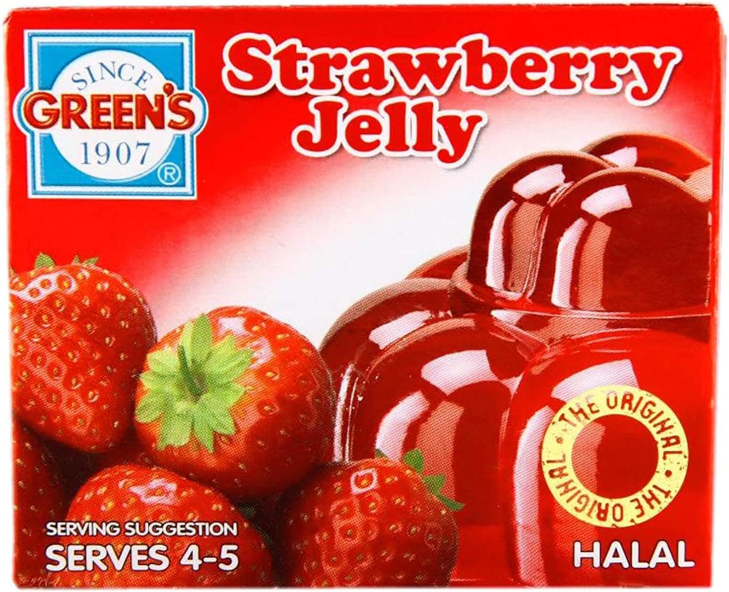 Green's Strawberry Jelly, 80g - Pack of 1