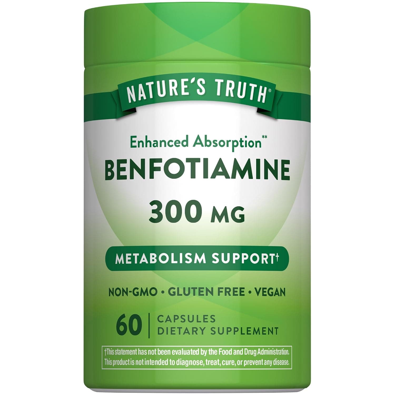 Benfotiamine (Fat Soluble B-1) 300 mg