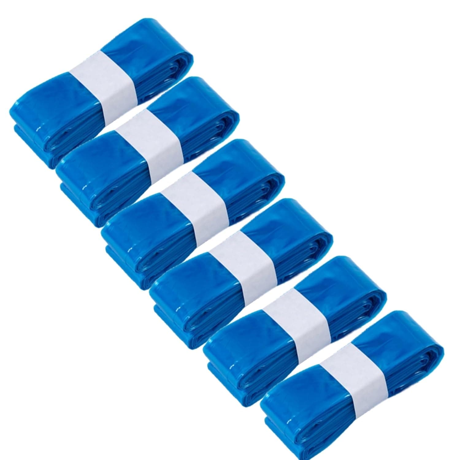 Diaper Liner Refills Bags, Eco-Friendly Nappy Bin Refull BagsDiaper Pail Liners, Compatible with Genie/TommeeTippee/Angelcare/Munchkin/Combi Pails, (Blue 5 meters/6 Roll【Holds 1500 diapers】)