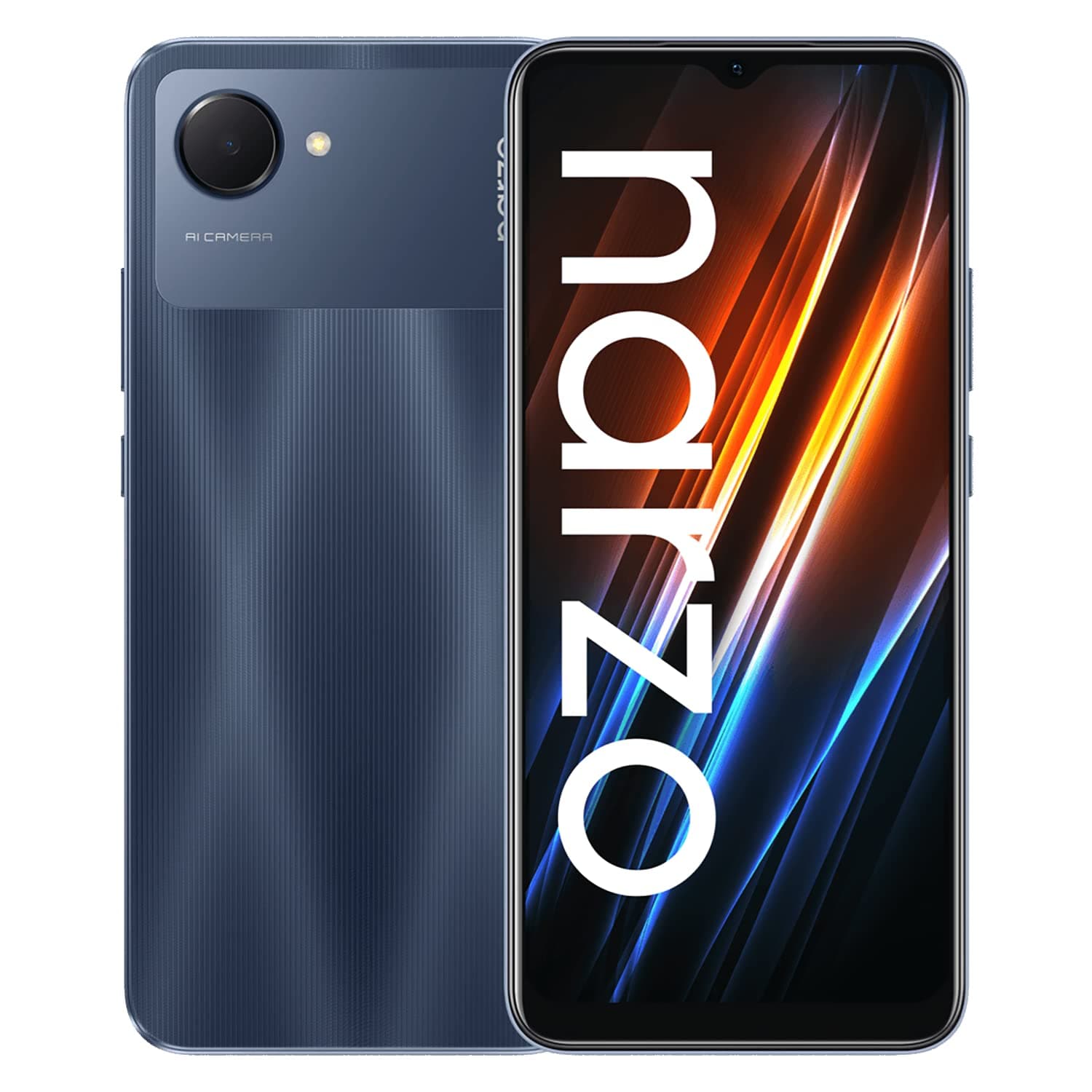 realme Narzo 50i Prime 3+32GB - Powerful Battery 5000 mAh - 6.5 inch Borderless Screen, Octa-Core Unisoc T612 Processor, Ultra Slim 8.5 mm, Dark Blue, No More Adapter