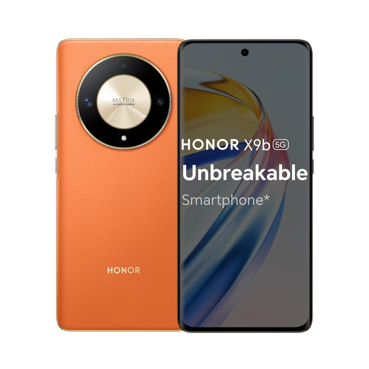 HONOR X9b 5G 12GB RAM + 256GB ROM, Dual Sim, 120Hz Curved AMOLED Display, 5800 mAh Battery, 108MP Triple Camera, Sunrise Orange - UAE TRA Version