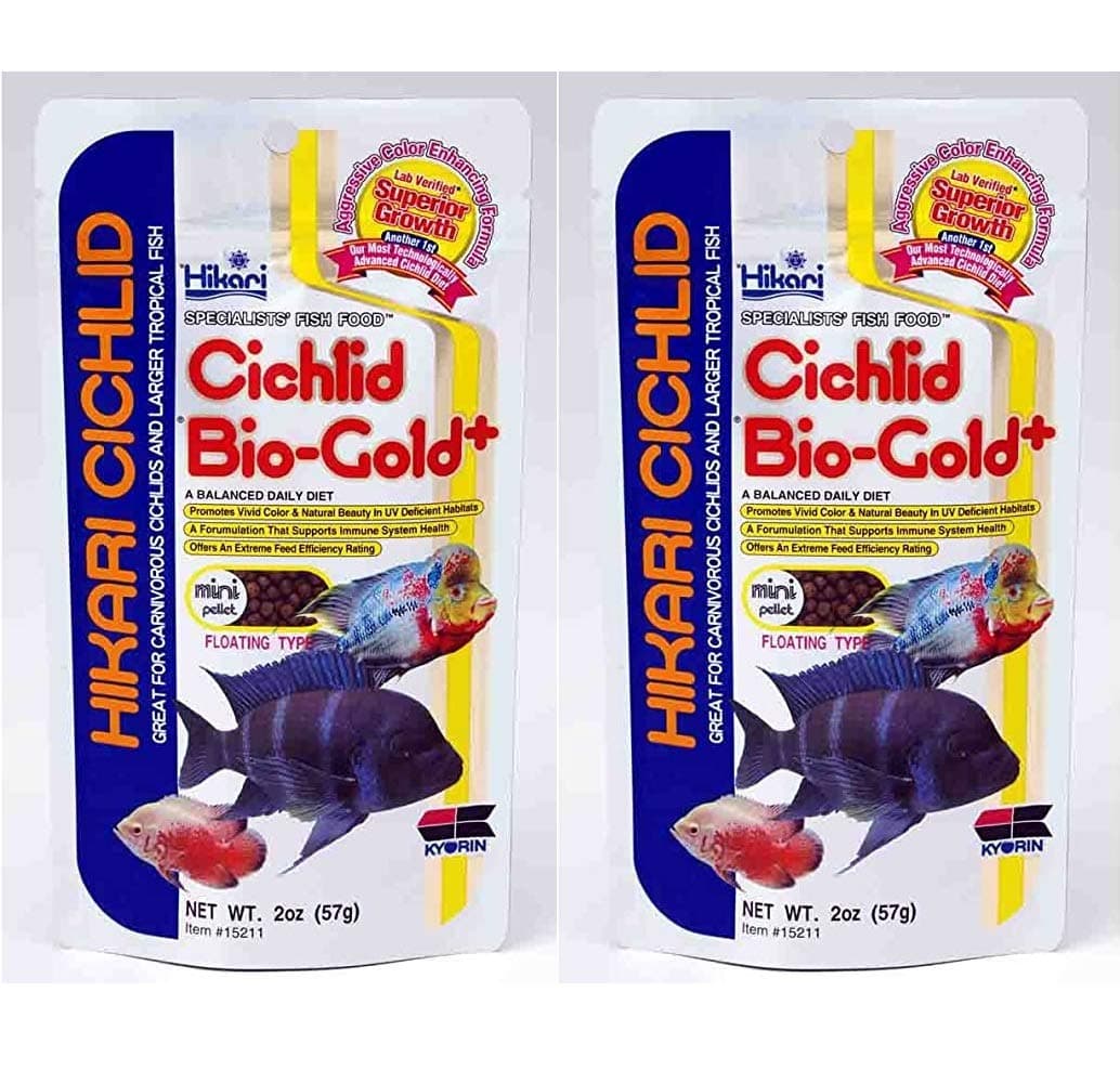 Hikari Cichlid Bio-Gold + Mini Pellets Floating Type Fish Food (57g)
