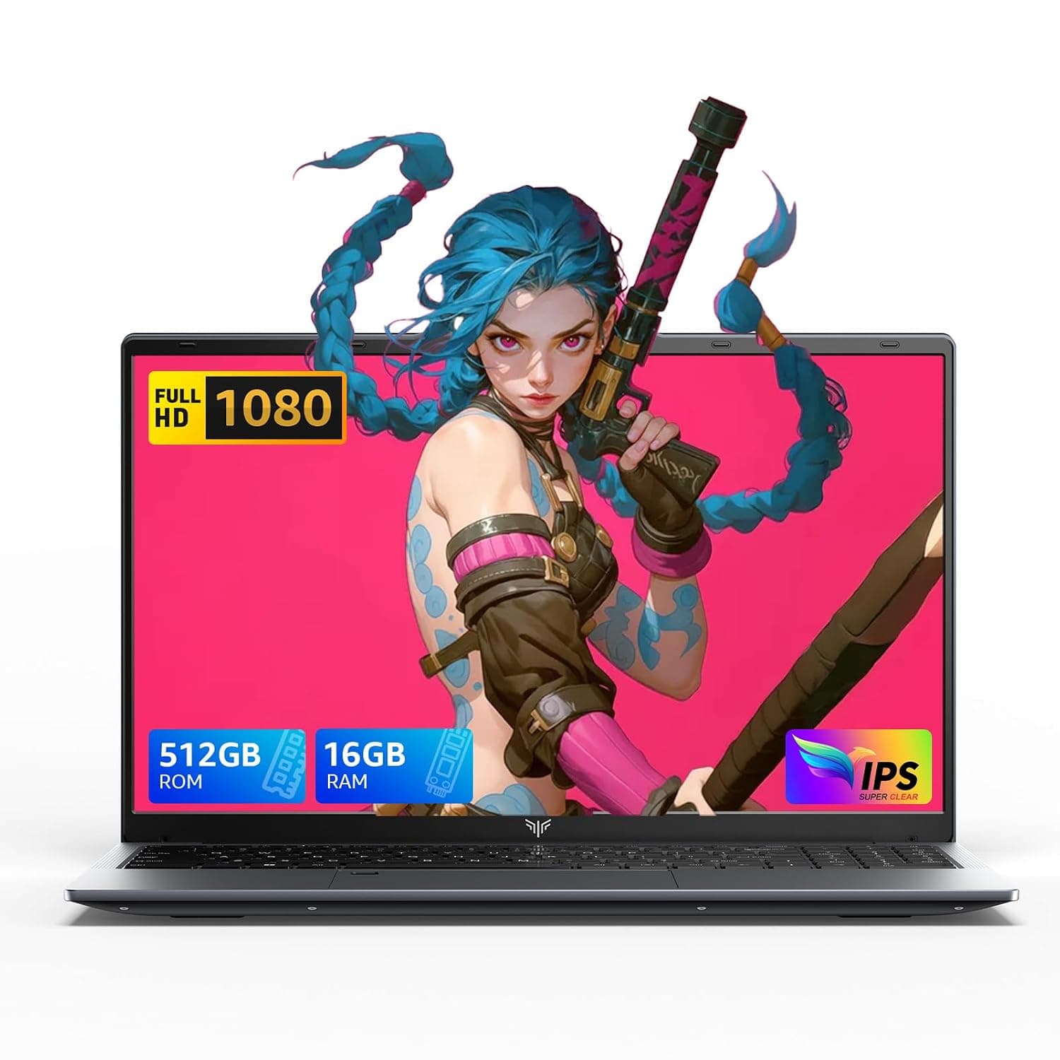 ACEMAGIC 2025 LX15 Laptop, 15.6-inch FHD (1920 x 1080) Display, Intel N97 Processor, 16GB DDR4 RAM, 512GB SSD, Windows 11 Pro, Wi-Fi 5, 180° Fold, Ideal for Work & Study