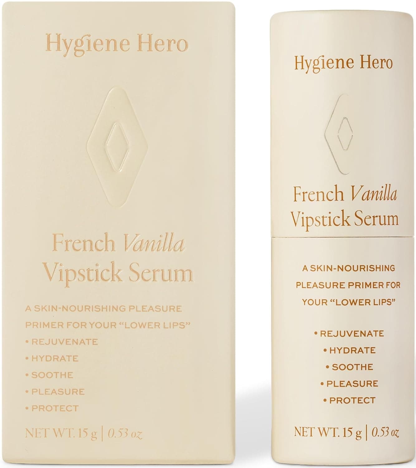 Vipstick Enhancer for Women | Intimate Grooming and Daily Soothing Serum for | Soothe, Hydrate and Protect Your Labia, French Vanilla, 0.53oz