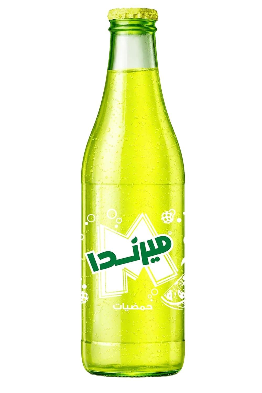 Mirinda Citrus Flavor Soft Drink, Glass Bottle, 245 ml