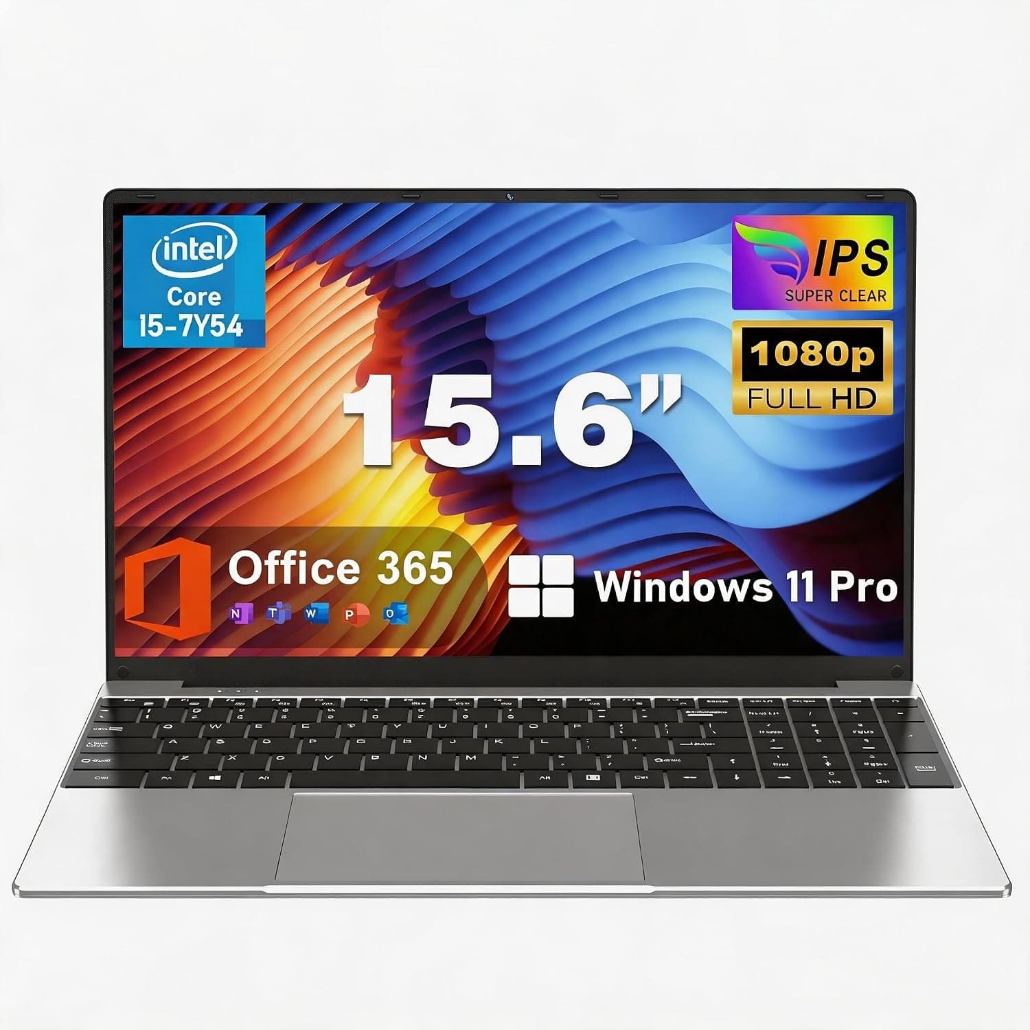 Core i5 Laptop Computer 2026 New, 15.6 Inch Window 11 Pro Lap Top PC 16GB RAM 512GB SSD, 2-Year Warranty, Office 365, FHD 1920*1080 IPS Display, Backlit Keyboard, WiFi5 BT4.2 USB, UHD Graphic