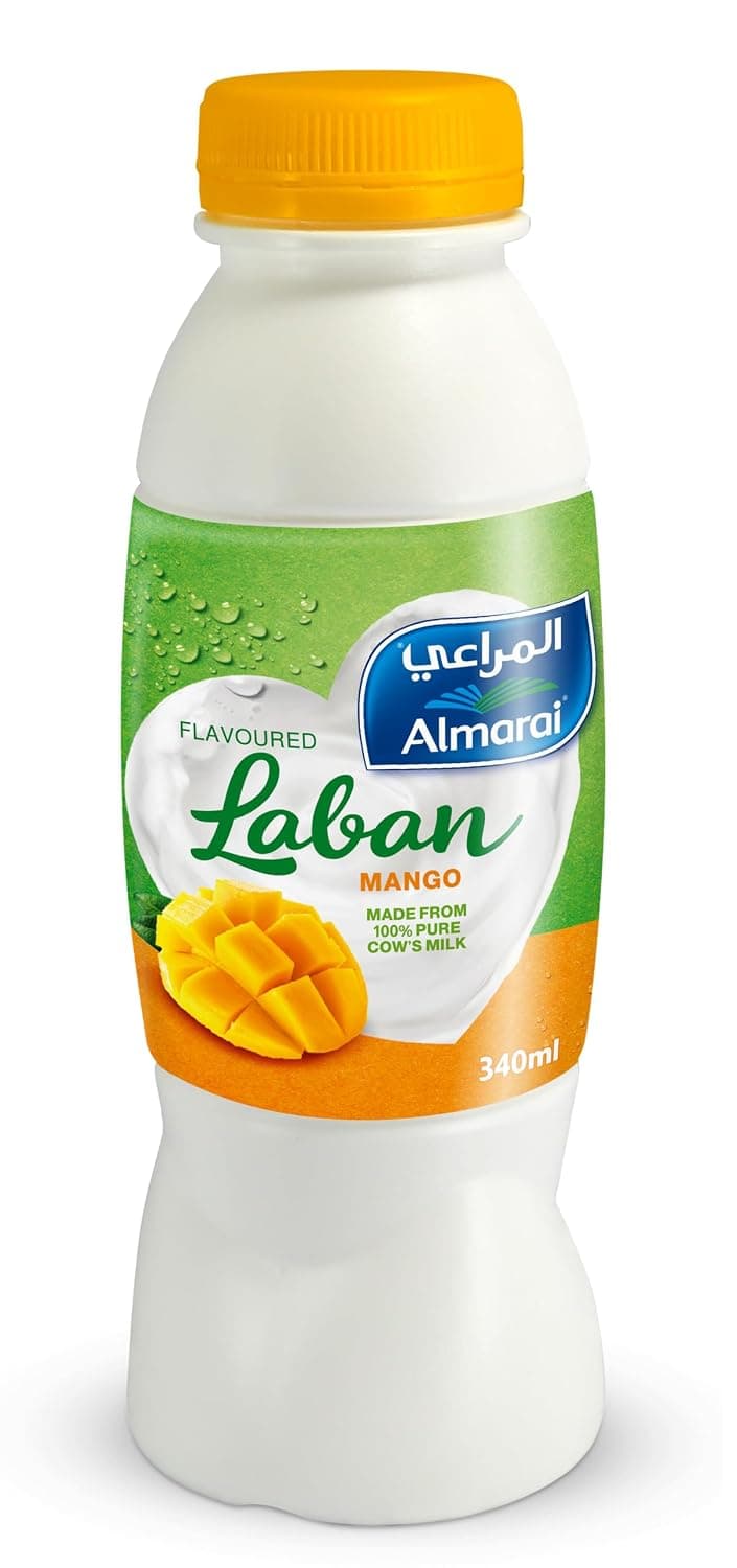 لبن بطعم المانجو من المراعي، 340 مل