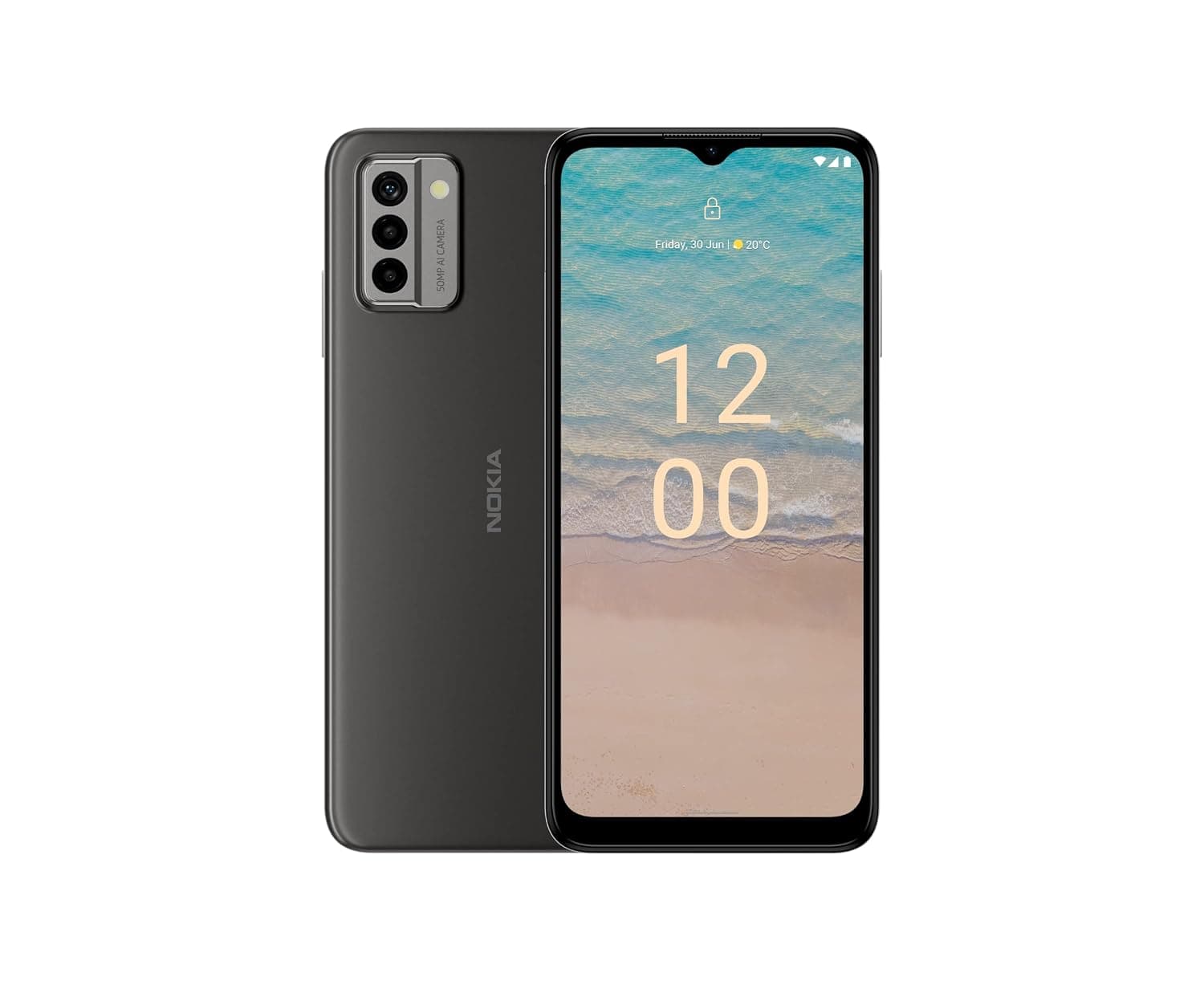 Nokia G22 Dual-Sim 128GB ROM + 4GB RAM (GSM only | No CDMA) Factory Unlocked 4G/LTE SmartPhone (Meteor Grey) - International Version