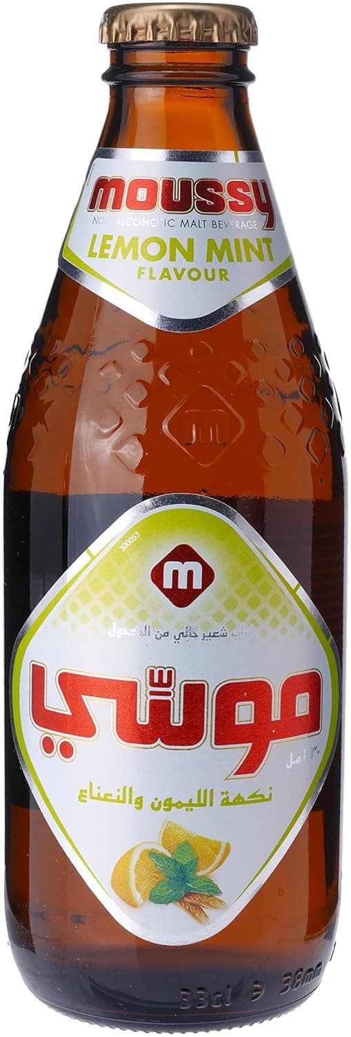 Moussy Lemon Mint Flavour Bottle, 24 X 330 ml- Pack of 1