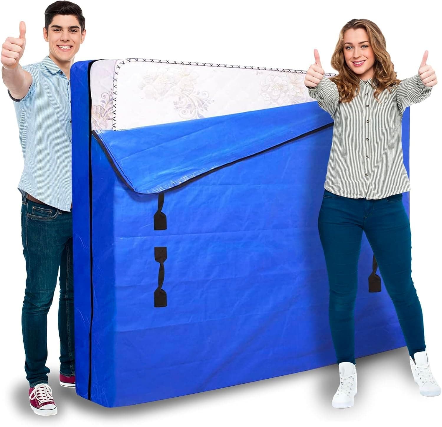 Mattress Bag Mattress Dustproof Waterproof Portable Heavy Duty Mattress Storage Bag Mattress Protector for Packing(208 * 160 * 38cm)