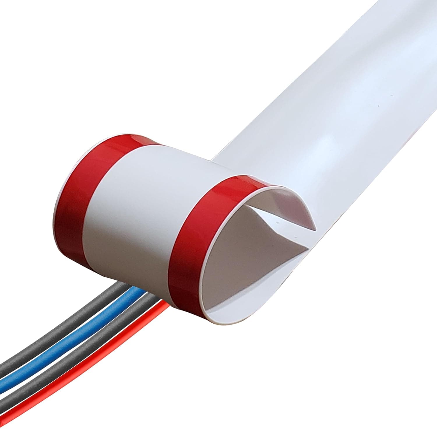 Floor Cord Cover for Wires on Floor, Self Adhesive Cord Hider, Floor Cable Management Wire Covers, for Cords Protector Prevent Cable Trips Cord (3.8 CM*3 M)