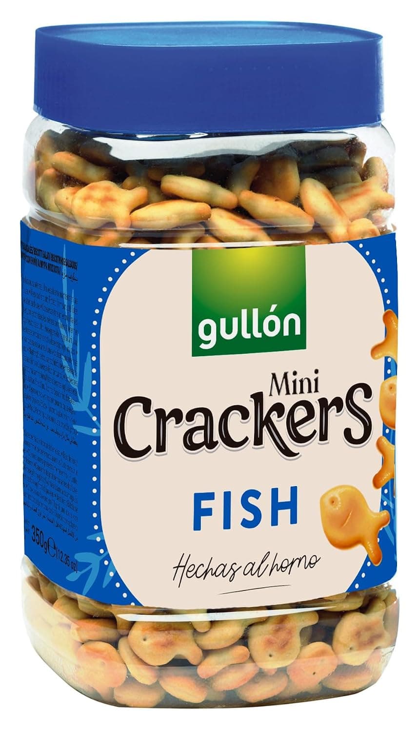 GULLON CRACKERS MINI FISH-SHAPES 350g