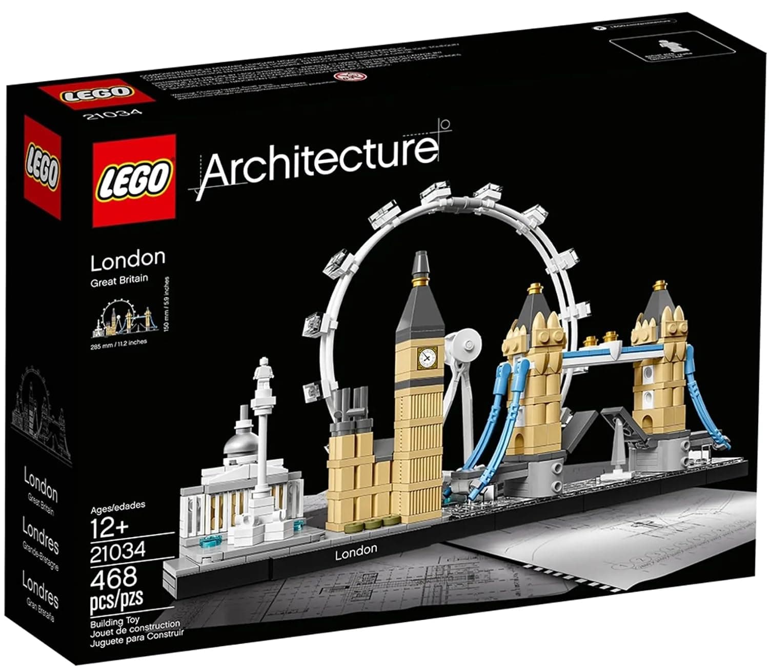 LEGO Architecture 21034 London Skyline Collection 468 Pieces