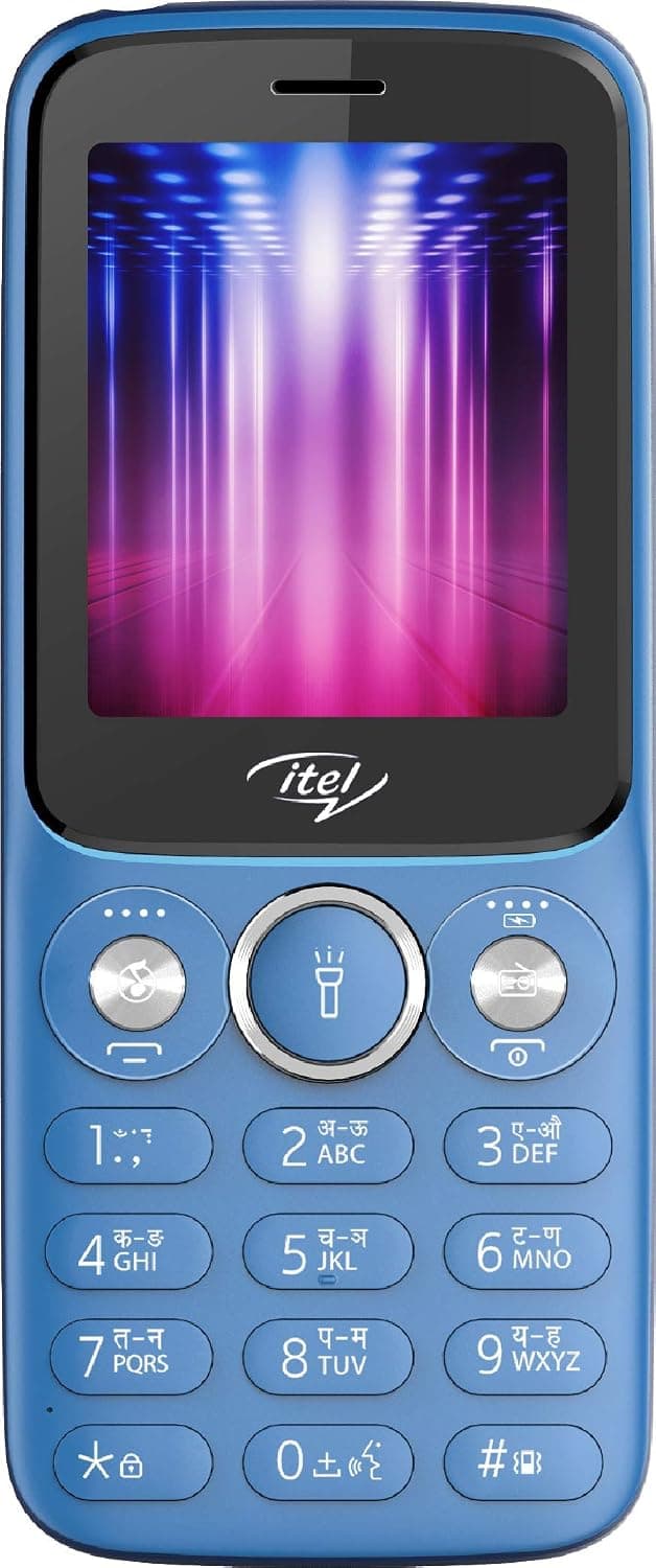 itel Muzik 400 Core Cellular Phone (Blue)
