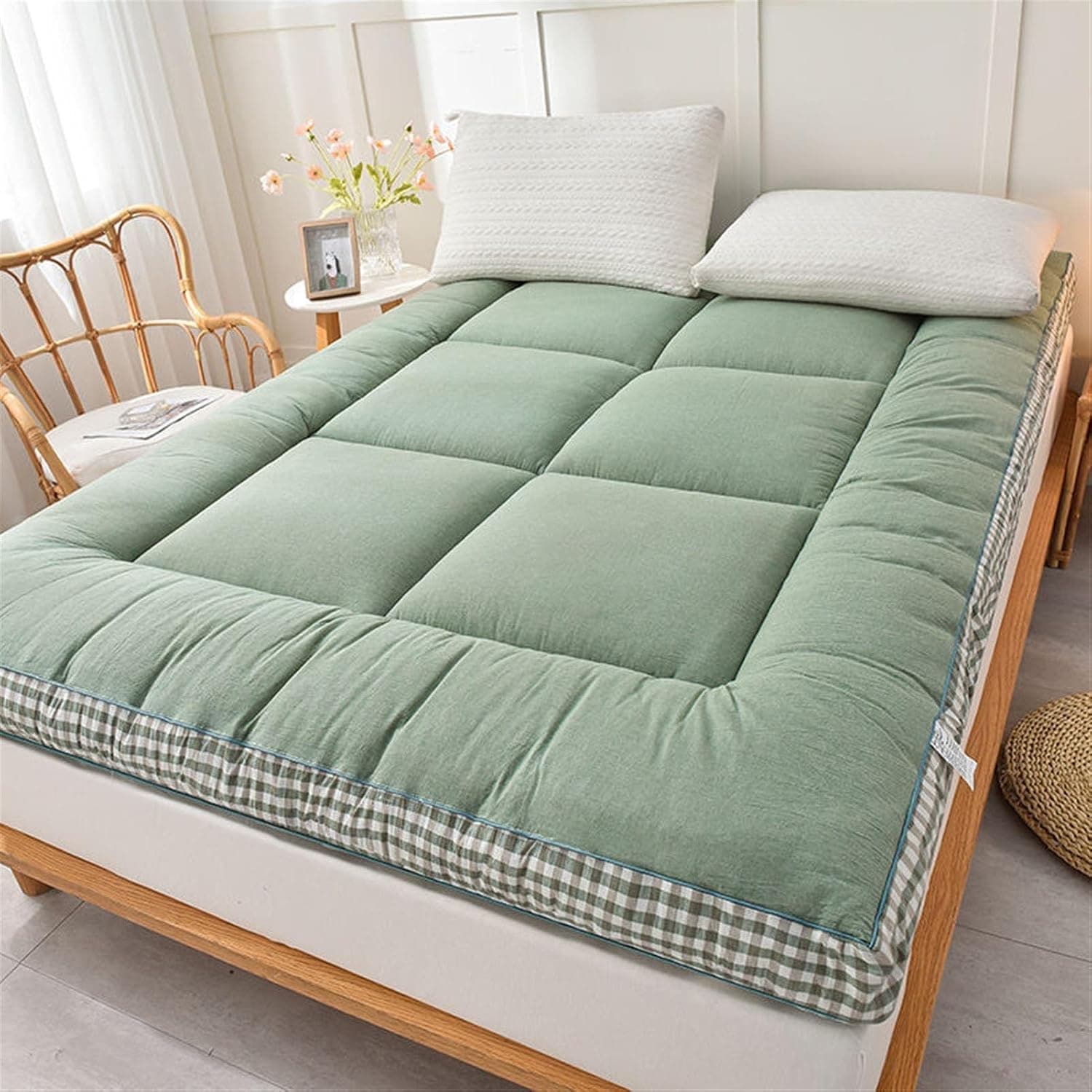 Foldable King Size Japanese Spring Mattress Breathable & Pressure-Relieving Design Perfect for Dorms & Kids 90 x 200 cm Roll-Up for Easy Storage