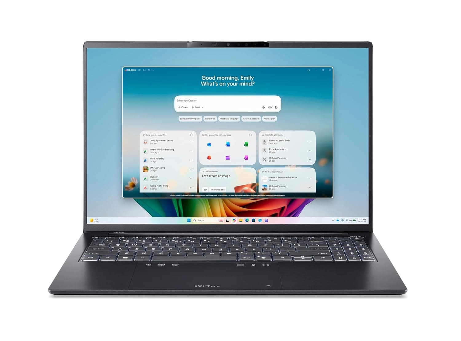 Acer Swift Go 16 AI OLED 16 Inch U7-355 16GB 512GB SSD W11H・512GB ・16GB (NX.JWNEG.002)