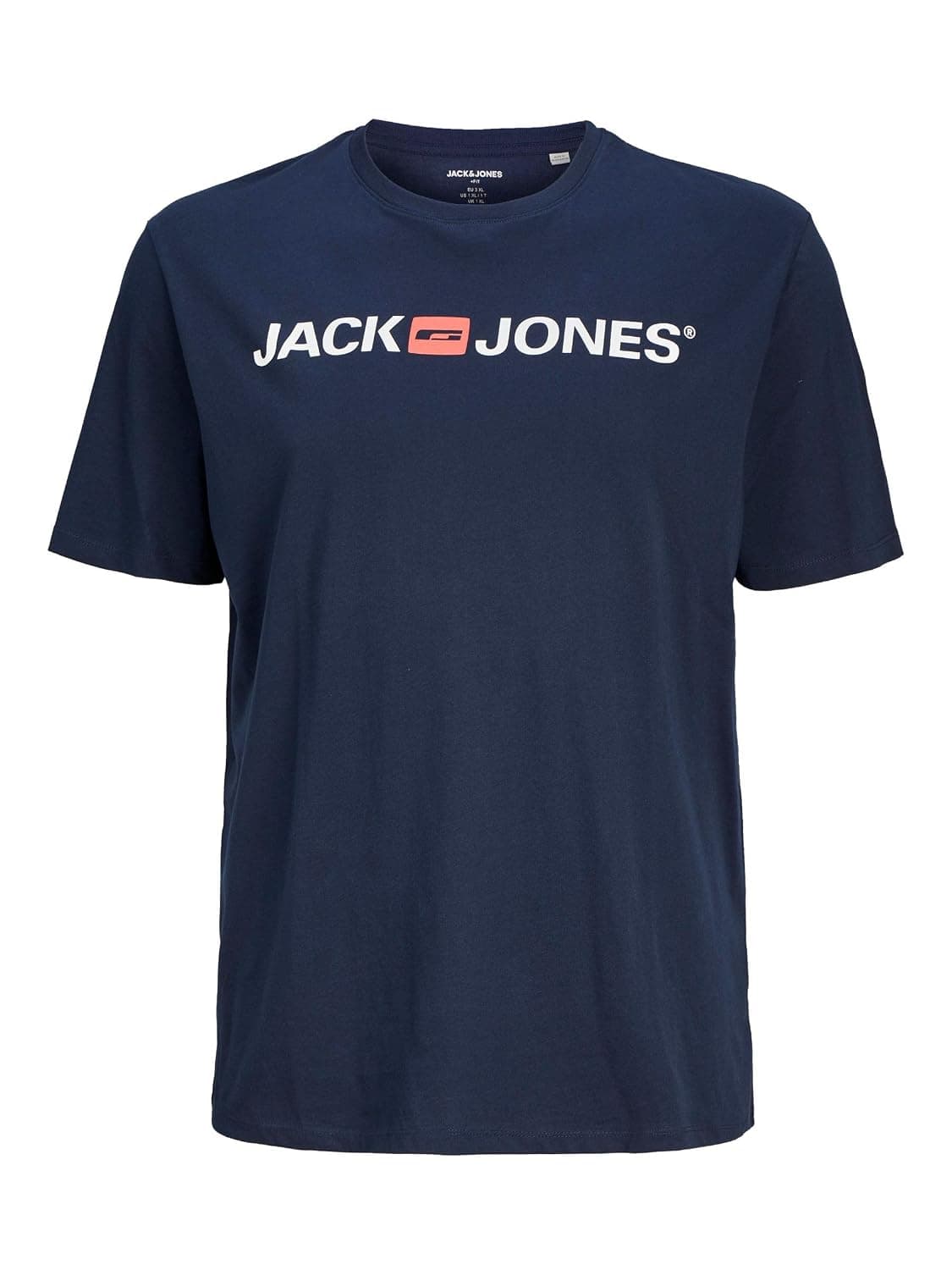 Jack & Jones mens Jjecorp Logo Tee Ss Crew Neck Noos Slim Fit T-Shirt (pack of 1)