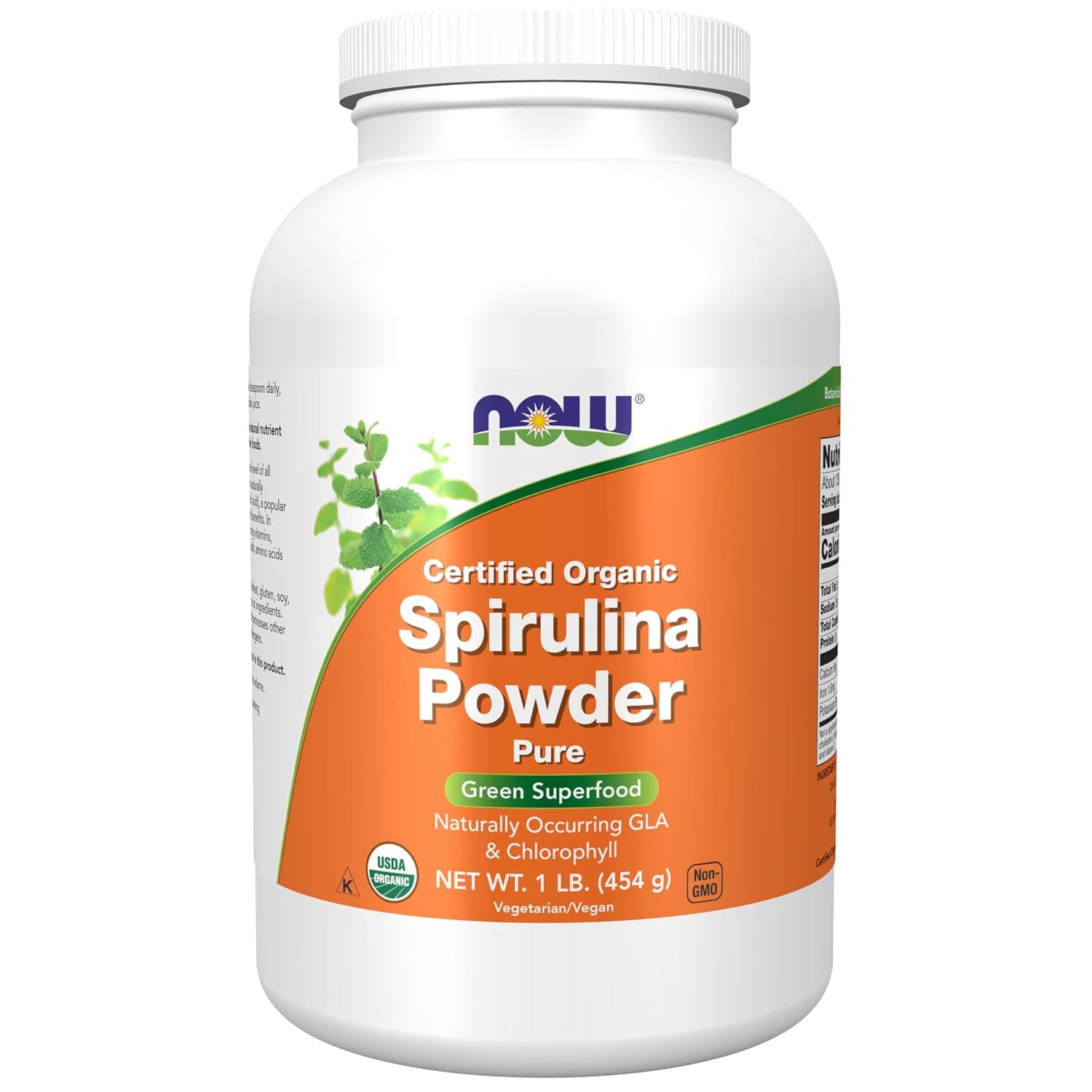 Now Foods Organic Spirulina Powder, 1 lbs