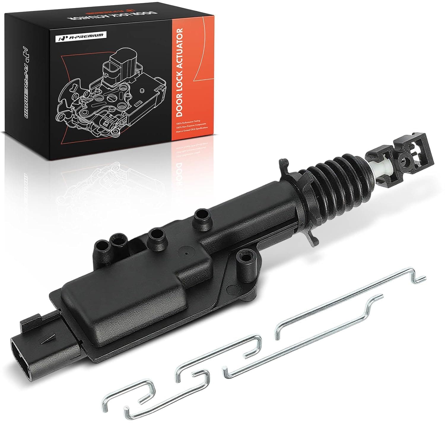 A-Premium 2 Pins Door Lock Actuator Compatible with Ford, Mercury & Lincoln Vehicles - for F-150/F-250/F-350/Bronco, E-150, E-250, E-150 Econoline, Taurus, Navigator, Grand Marquis, Sable, Town Car | for Ford F-150 F-250 F-350 E-150 E-250 E-350 E-450 E-550 Expedition Windstar More Models & Lincoln & Mercury Sable